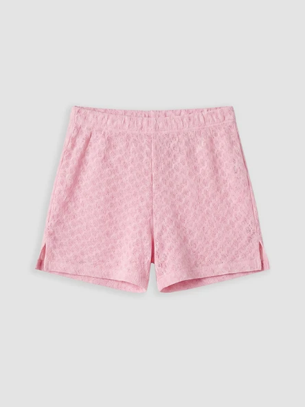 LCW DREAM Pembe Beli Lastikli Kadın Plaj Şortu ürün görseli 1