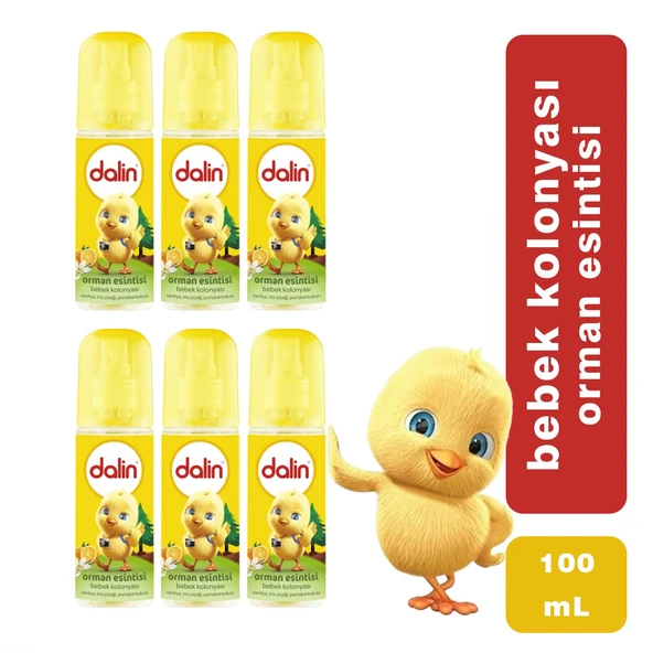 Dalin Bebek Kolonyası Sprey Orman Esintisi 100 ml 6 Adet ürün görseli 1