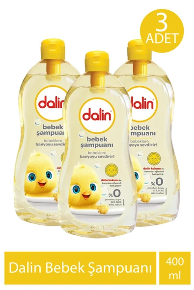 Dalin Bebek Şampuanı 400 ml 3 Adet ürün görseli 1