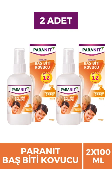 Paranit Baş Biti Kovucu Sprey 100 ml 2 Adet ürün görseli 1