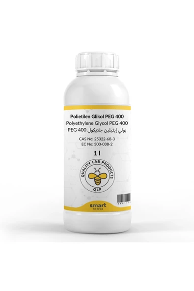 QLP Polietilen Glikol PEG 400 1 litre ürün görseli 1