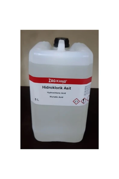 ZAG KİMYA Hidroklorik Asit %30-33 (Teknik Kalite) - 5 Lt ürün görseli 1