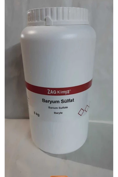 ZAG KİMYA Baryum Sülfat (barit) %96 Chem Pure 1kg ürün görseli 1