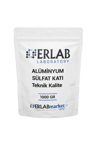 ERLAB Alüminyum Sülfat Katı 1 kg ürün görseli 1