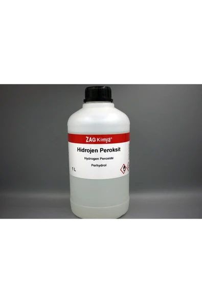 ZAG KİMYA Perhidrol %50 - H2O2 Peroksit (Teknik Kalite) - 1 Lt ürün görseli 1