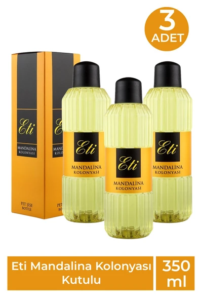 Eti Mandalina Kolonyası 350 ml 3 Adet ürün görseli 1