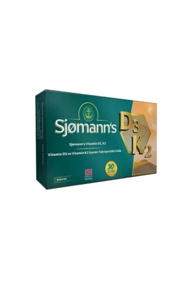 Sjomann's D3k2 Çiğnenebilir Jel 30 Tablet ürün görseli 1