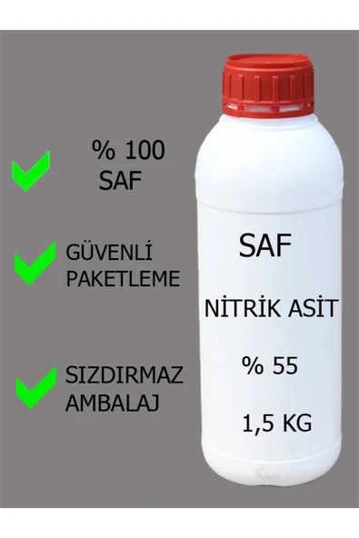 tedarik rehberi Nitrik Asit %55 1500 Gr ürün görseli 1
