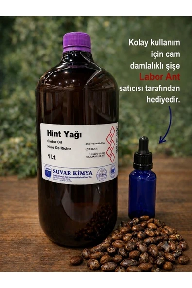 Suvar Kimya Hint Yağı 1 Litre ürün görseli 1