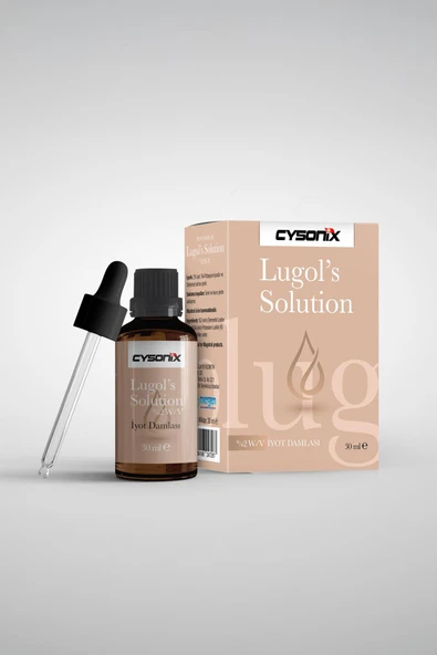 Cysonix Lugol's Solution %2 İyot Damla 30 ml ürün görseli 1