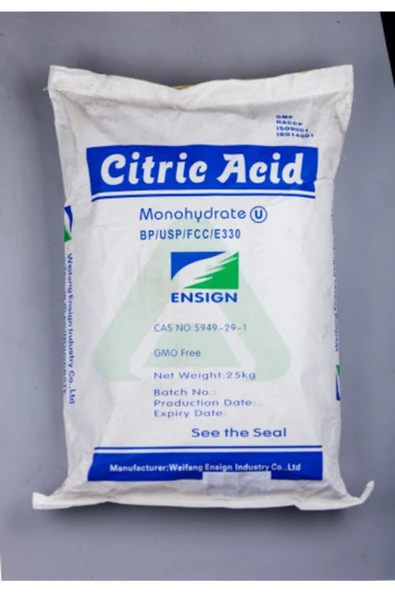 ensign Sitrik Asit Mono Hidrat 1kg ürün görseli 1