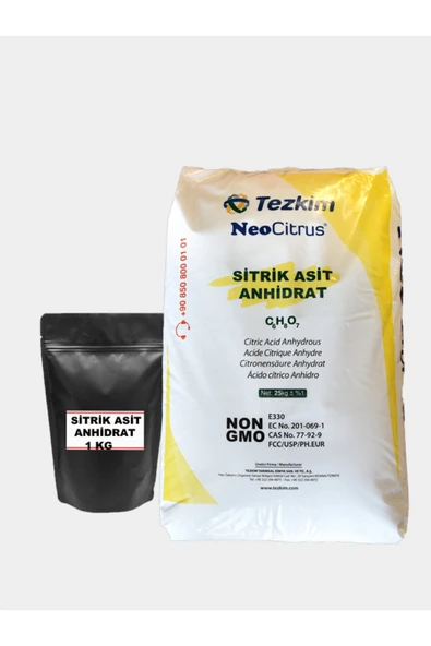 GÜBRE Sitrik Asit Anhidrat 1 Kg ürün görseli 1