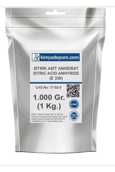 Kimya Depom Sitrik Asit Anhidrat 1kg. ürün görseli 1