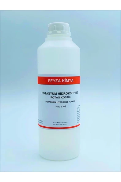 Feyza Kimya Potasyum Hidroksit Potas Kostik 1 kg ürün görseli 1