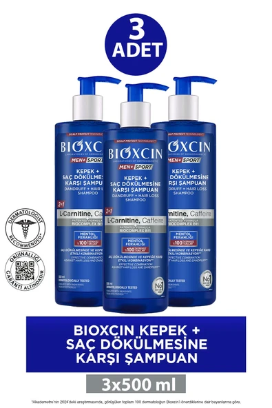 Bioxcin Kepek ve Saç Dökülmesi İçin Şampuan 500 ml ürün görseli 1