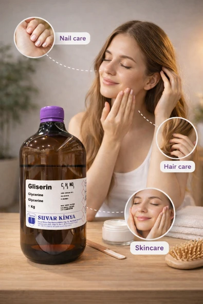 Suvar Kimya Gliserin 1 KG Bitkisel (Pharma Grade) - Resim 2