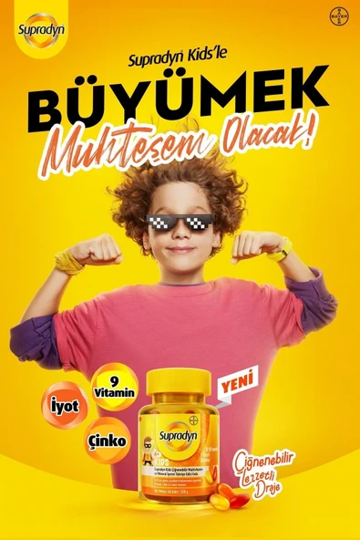Supradyn Kids 60 Tablet 2 Adet - Resim 3