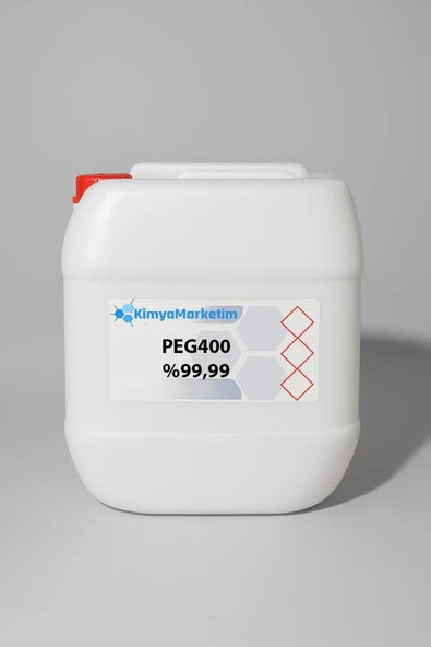 KimyaMarketim Peg 400 –20 Litre | Yüksek Saflıkta Polietilen Glikol | Nemlendirici – Taşıyıcı – Çözücü ürün görseli 1