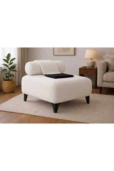 Elissa Home Polo Berjer , Teddy Kumaş , Tekli Koltuk , Çay Seti Berjeri , Cafe , Ofis , Ev 90 x 60 ürün görseli 1