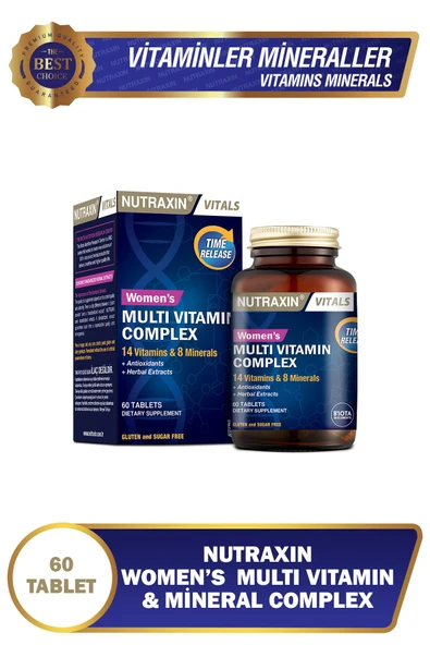 Nutraxin Women's Multi Vitamin Complex 60 Tablet ürün görseli 1
