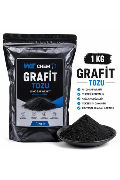 WE CHEM GRAFİT TOZU SİLWER SHINE 1KG ürün görseli 1