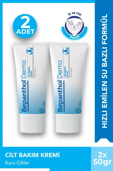 Bepanthol Derma Cilt Bakım Kremi 50 gr 2 Adet ürün görseli 1