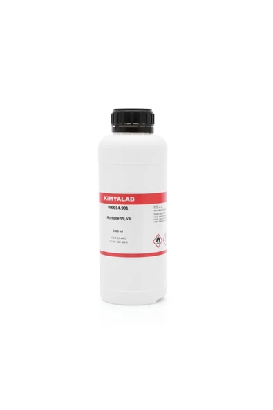 KimyaLab Saf Aseton % 99,5 Extra Pure 1000 ml ( 1-lt. ) ürün görseli 1