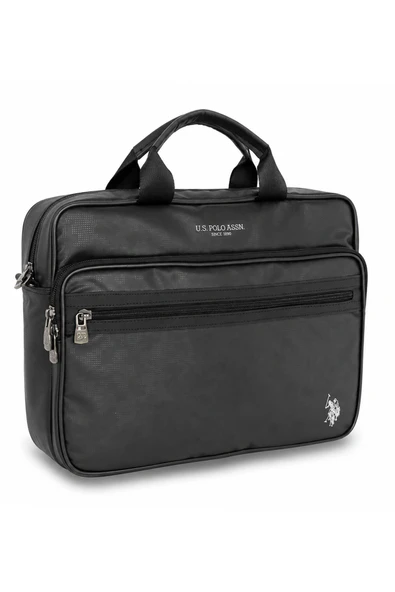 U.S. Polo Assn. Laptop Bölmeli Evrak Çantası 15.6 İnç Şık Tasarım Omuz Askılı Ofis Çantası PLEVR26037 ürün görseli 1