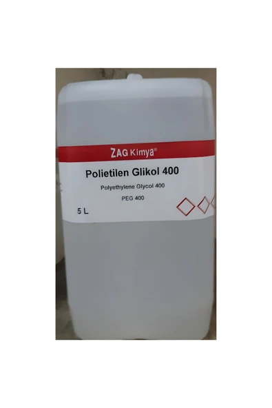 ZAG KİMYA Polietilen Glikol (PEG) 400 (Teknik Kalite) - 5 Lt ürün görseli 1