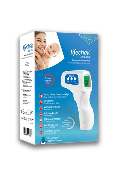 Lifechek Jxb-315 Infrared Uzaktan Ateş Ölçer ürün görseli 1
