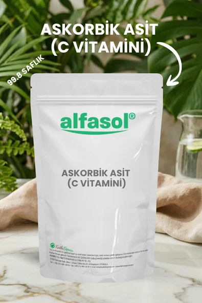 Alfasol Askorbik Asit (c Vitamini) 1 kg ürün görseli 1
