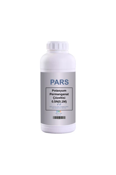 Pars Potasyum Permanganat Çözeltisi 0.05n(0.1M) 1 Lt ürün görseli 1
