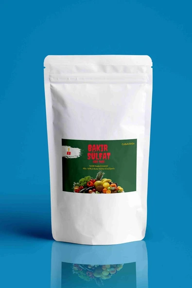 Agroderm Bakır Sülfat , Göz Taşı, Gübre Kalite | Bitki Besleme 1 Kg ürün görseli 1