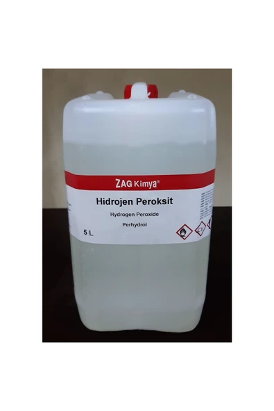 ZAG KİMYA Perhidrol %50 - H2O2 Peroksit (Teknik Kalite) - 5 Lt ürün görseli 1