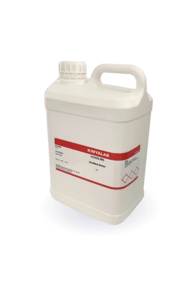 KimyaLab Saf Su - Distilled Water - Distile Saf Su - 5 Litre ürün görseli 1