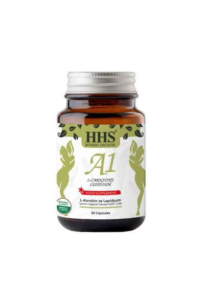 HHS A1 L-Carnitine Lepidium 30 Kapsül - Resim 2
