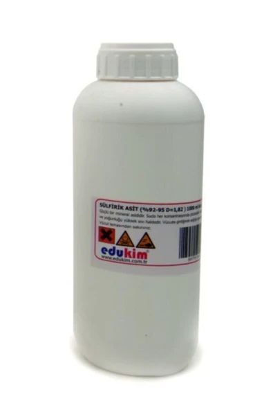 Edukim Sülfürik Asit (%92-95 D=1.82) 1000 ml ürün görseli 1