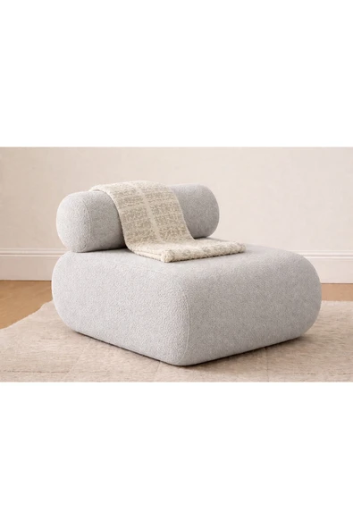 Elissa Home Luna Berjer , Coco Kumaş , Açık Gri , Tekli Koltuk , Cafe , Ofis , Ev 90 x 60 ürün görseli 1