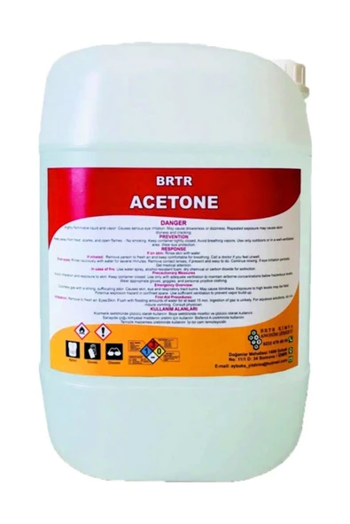 Brtr Kimya 1 Lt Saf Aseton %99,9 ürün görseli 1