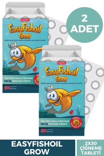 EasyFishoil Grow 30 Jel Tablet 2 Adet ürün görseli 1