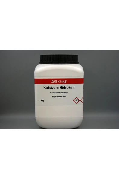 ZAG KİMYA Kalsiyum Hidroksit(SÖNMÜŞ KİREÇ)chem Pure 1kg ürün görseli 1