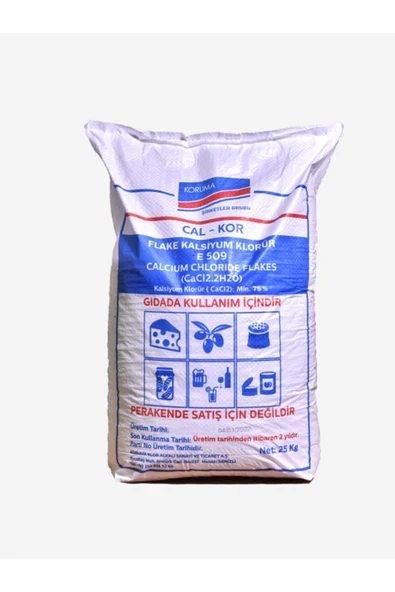 GÜBRE Kalsiyum Klorür 25 Kg ürün görseli 1