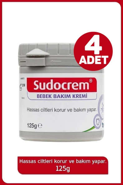 Sudocrem Bebek Bakım Kremi 125 gr - Teva 4 Adet ürün görseli 1