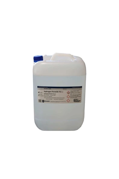 Gündüz Kimya Hidrojen peroksit %6, Hydrogen peroxide, 10 Litre ürün görseli 1