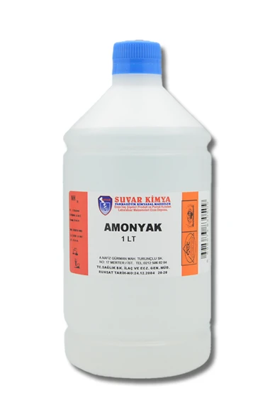 Suvar Kimya Amonyak 1 Litre (1000 Ml, Lt, L) ürün görseli 1