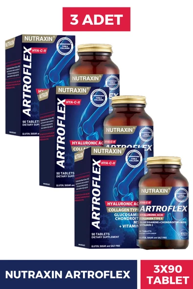 Nutraxin Artroflex HYA-C-II 90 Tablet Kolajen 3 Adet ürün görseli 1