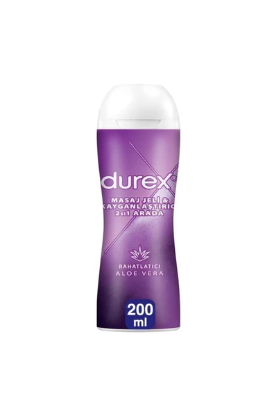 Durex Play 2'si 1 Arada Aloe Vera Rahatlatıcı Etkili Jel 200 ml ürün görseli 1