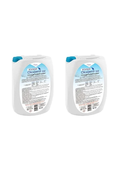 ROZANA HEALTHY COSMETİCS Oksijenli Su 5 lt 2'li ürün görseli 1