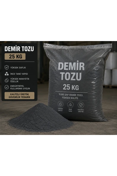WE CHEM SAF DEMİR TOZU IRON POWDER 25 KG ürün görseli 1