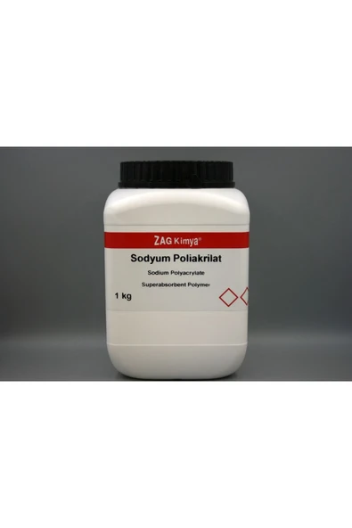 ZAG KİMYA Sodyum Poliakrilat Hidrojel Chem Pure 1 kg ürün görseli 1